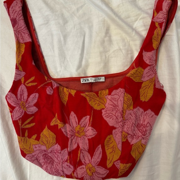 Zara Tops - Cute Zara corset crop top
